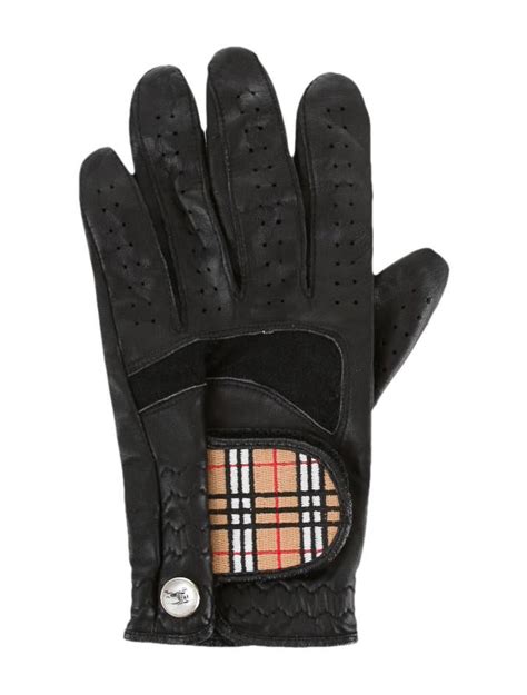 burberry golf glove|burberry women's leather gloves.